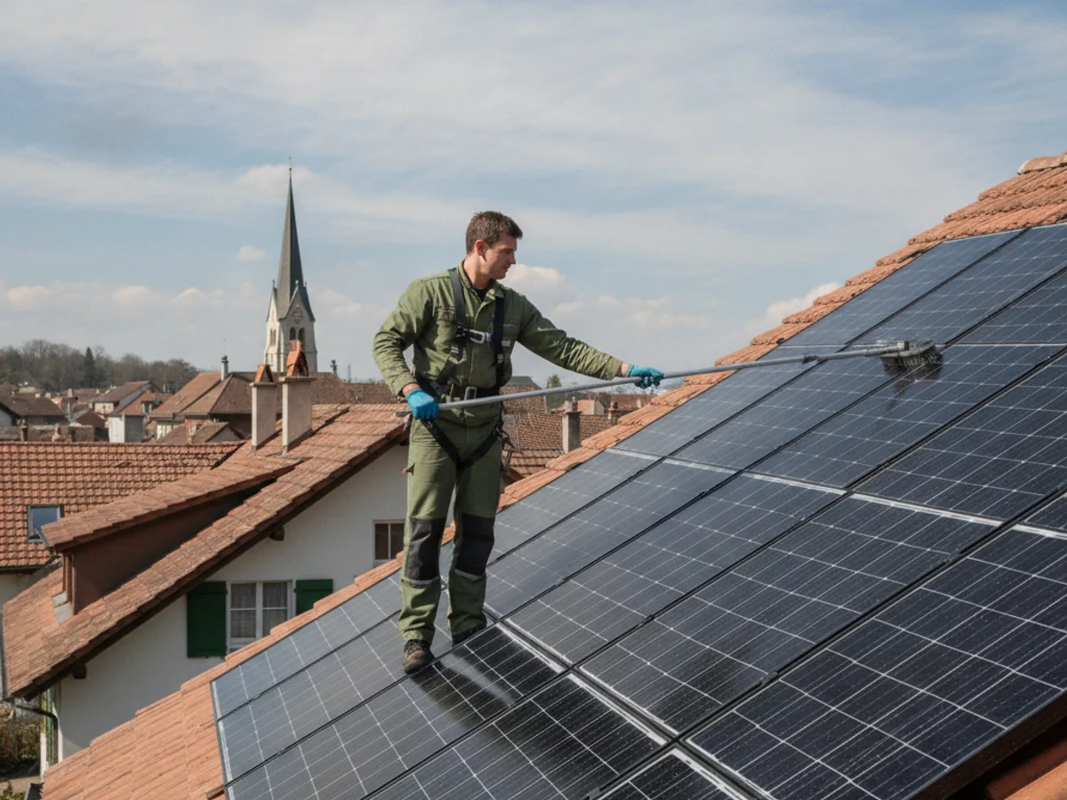 Maintenance & nettoyage de panneaux solaires